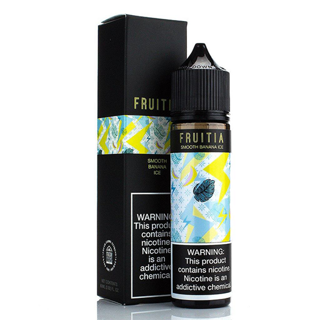 FRUITIA by Fresh Farms E-Liquid 60mL (Freebase) | Smooth Banana Ice with Packaging