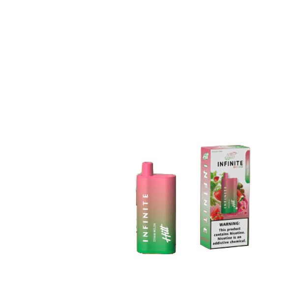 Hitt Infinite Disposable 8000 Puffs 20mL 50mg | 10 Per Pack | Strawmelon with packaging