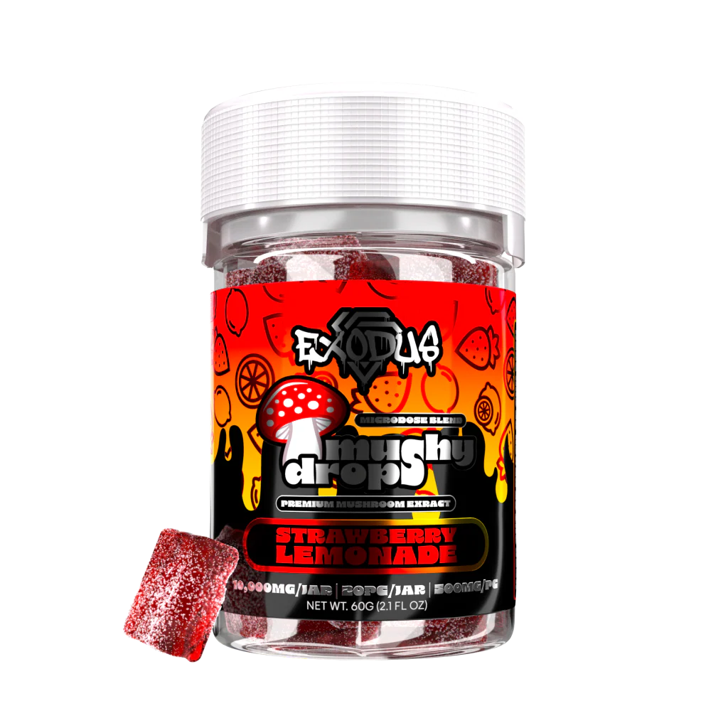 Mushy Drops Gummies 6ct Strawberry Lemonade