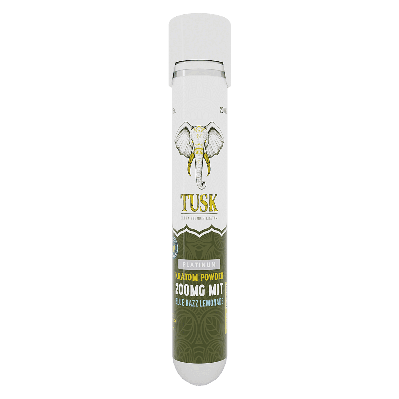 Tusk Kratom Powder 200mg | Blue Razz Lemonade