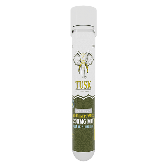 Tusk Kratom Powder 200mg | Blue Razz Lemonade