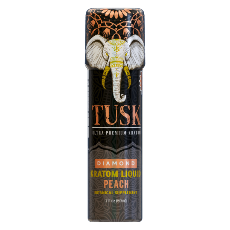 Tusk Kratom Diamond Shot 12pk Peach