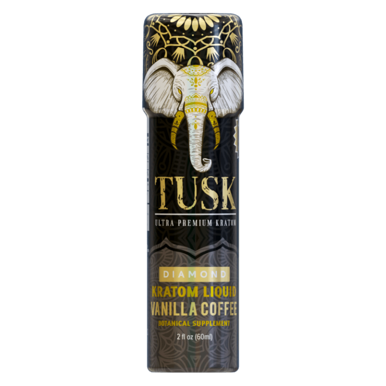 Tusk Kratom Diamond Shot 12pk Vanilla Coffee