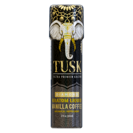 Tusk Kratom Diamond Shot 12pk Vanilla Coffee
