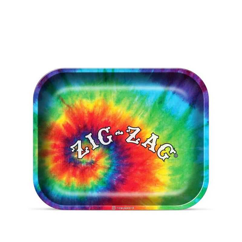 Zig-zag Large Rolling Tray - Tie-Dye