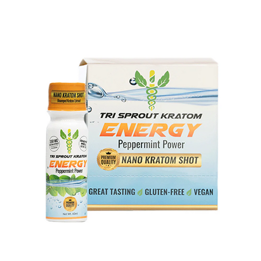 Tri Sprout Nano Kratom Shot Energy with Packaging