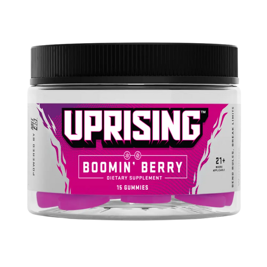 Uprising Gummies 15Ct Boomin' Berry Container