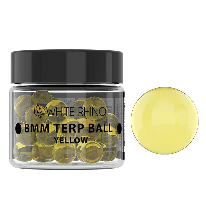 White Rhino Terp Ball 50 PCS Yellow 8MM