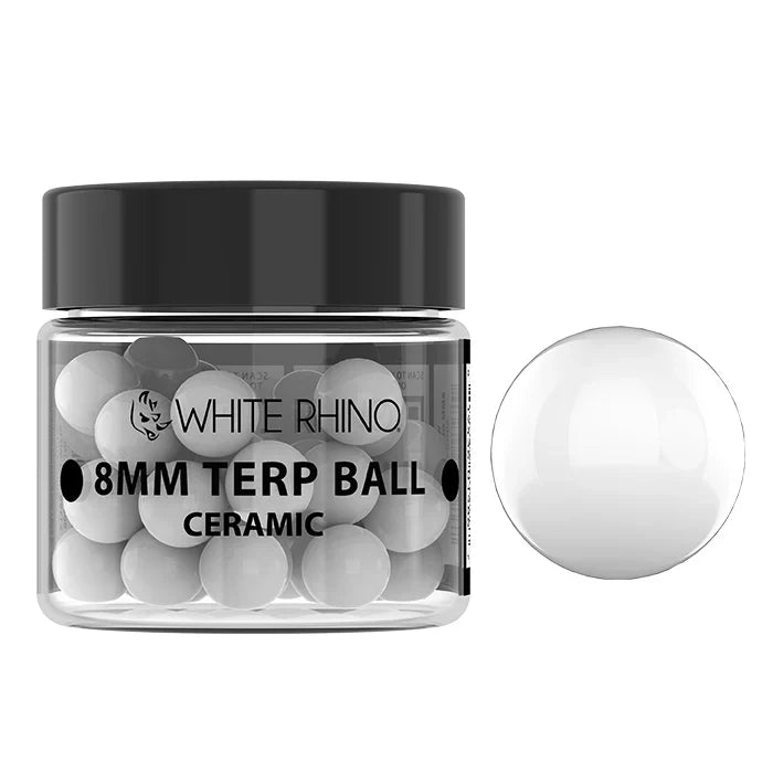 White Rhino Terp Ball 50 PCS Ceramic 8MM