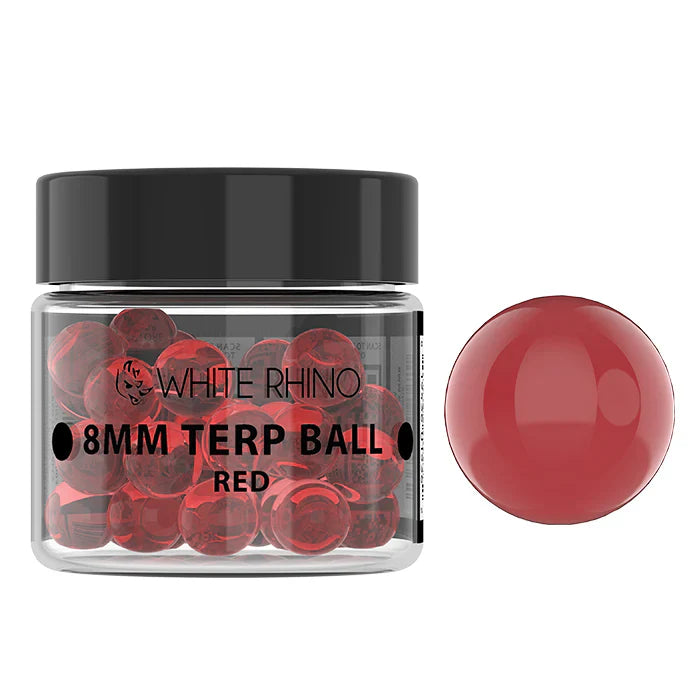 White Rhino Terp Ball 50 PCS Red 8MM