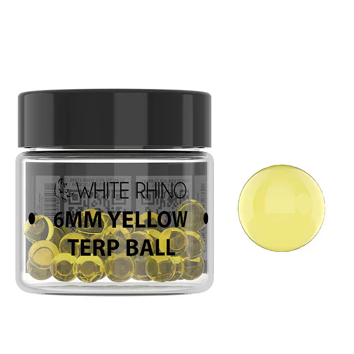 White Rhino Terp Ball 50 PCS Yellow 6MM