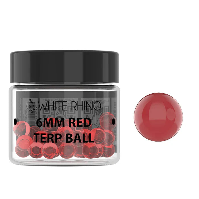White Rhino Terp Ball 50 PCS Red  6MM