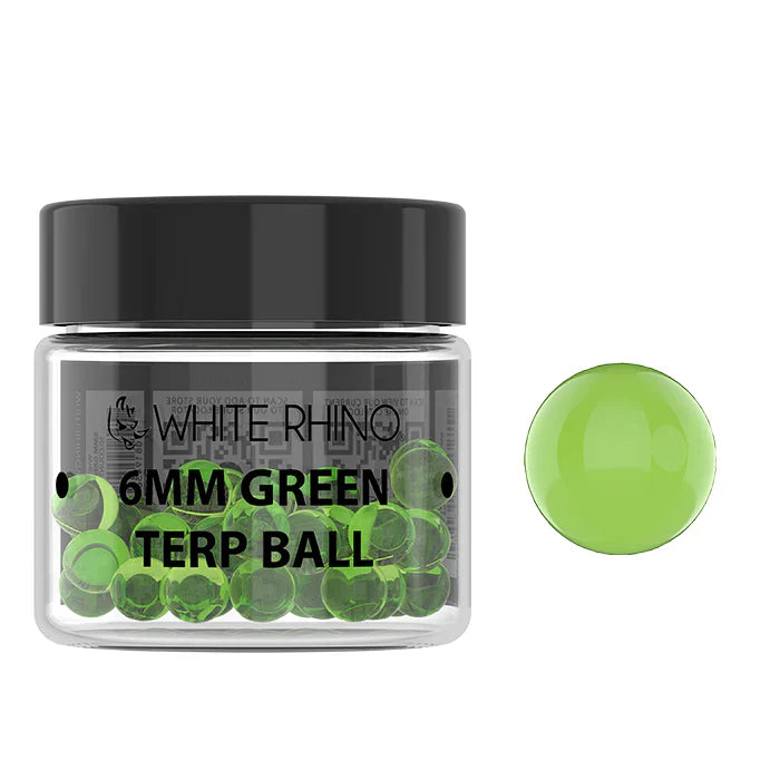 White Rhino Terp Ball 50 PCS Green 6MM