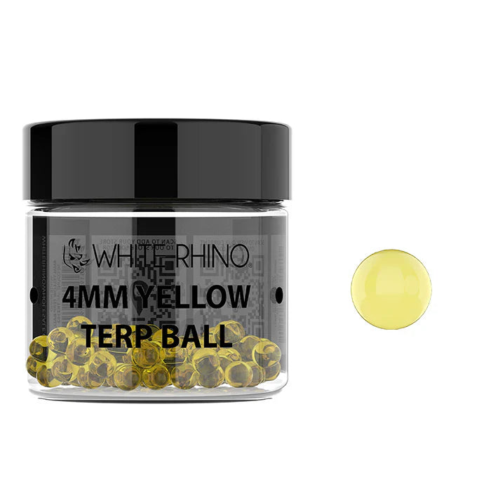 White Rhino Terp Ball 50 PCS Yellow 4MM
