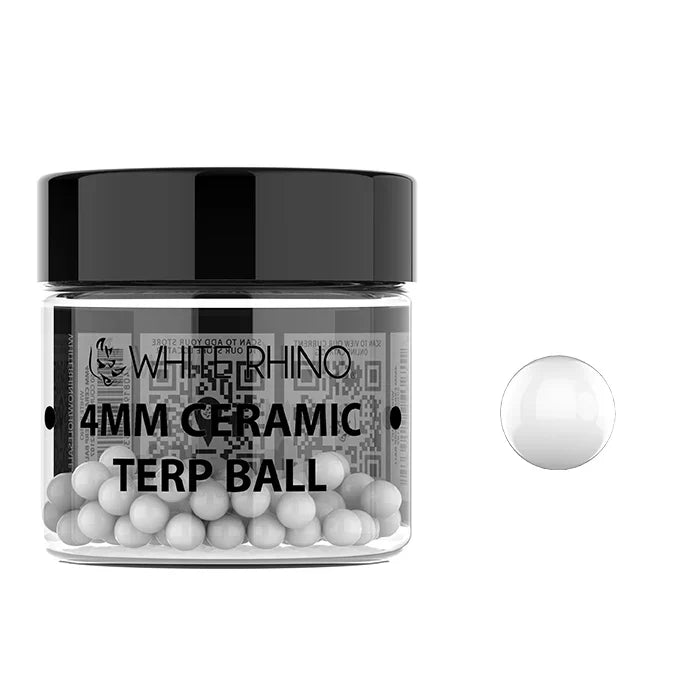 White Rhino Terp Ball 50 PCS Ceramic 4MM