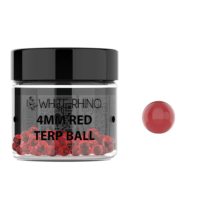 White Rhino Terp Ball 50 PCS Red 4MM