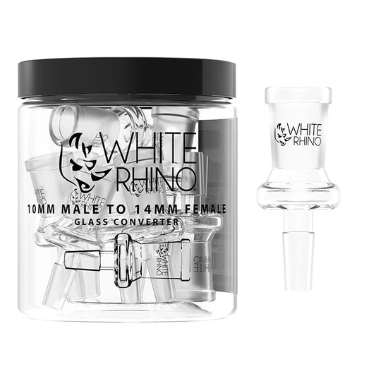 White Rhino Glass Converter 10ct 10mm Male to 14mm Female