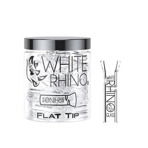 White Rhino Glass Tips Flat with packaging