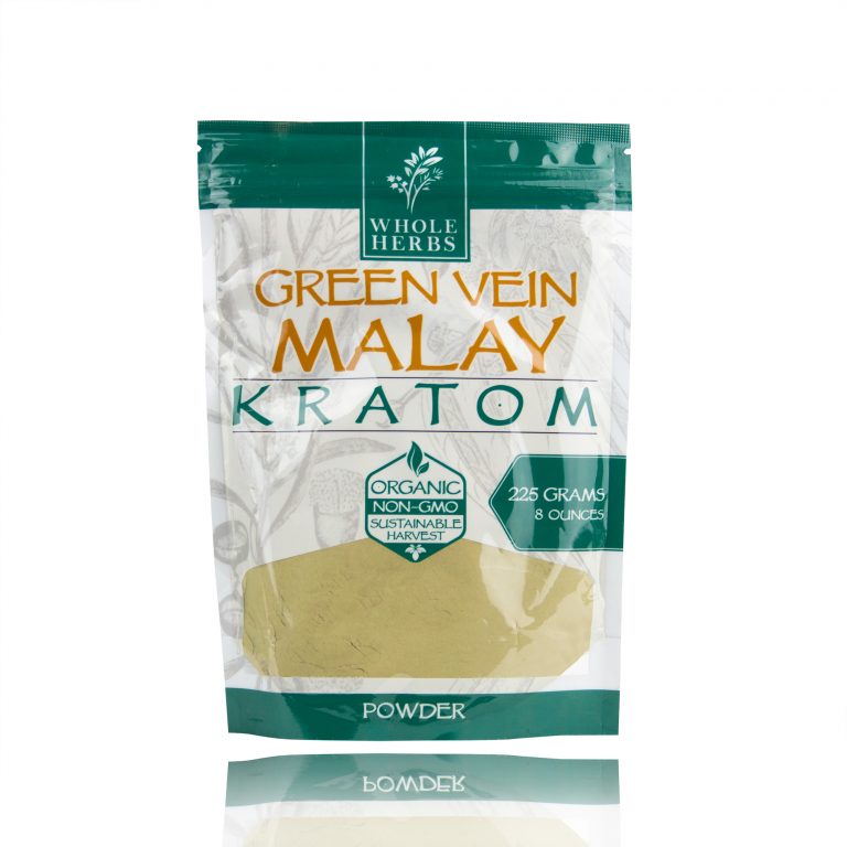 Whole Herbs Kratom 225g Green Vein Malay