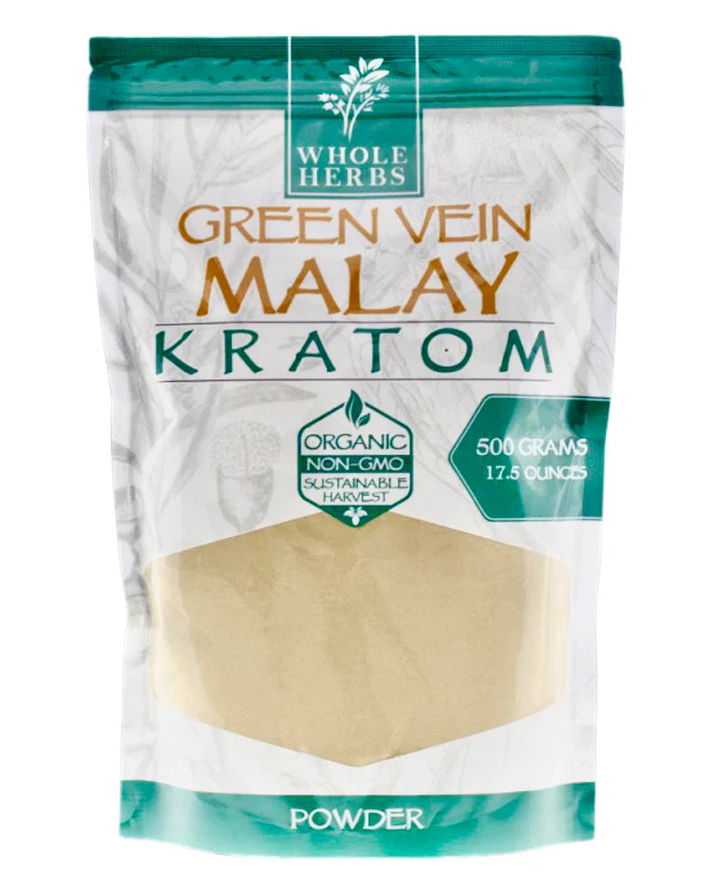 Whole Herbs Kratom 500g Green Vein Malay