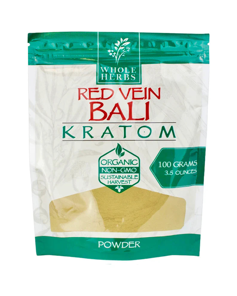 Whole Herbs Kratom 100g Red Vein Bali