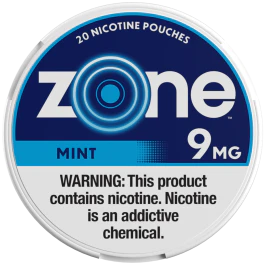 Zone Nicotine Pouches 5ct 1.55oz
Mint 9mg