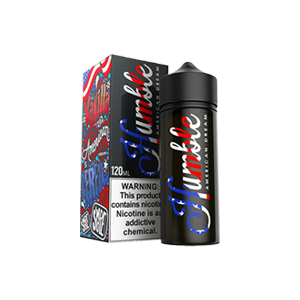 Humble TFN Series E-Liquid 120mL (Freebase) American Dream with packaging