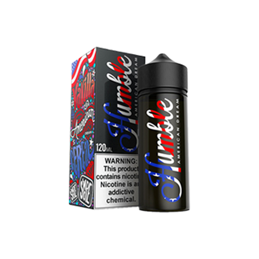 Humble TFN Series E-Liquid 120mL (Freebase) American Dream with packaging