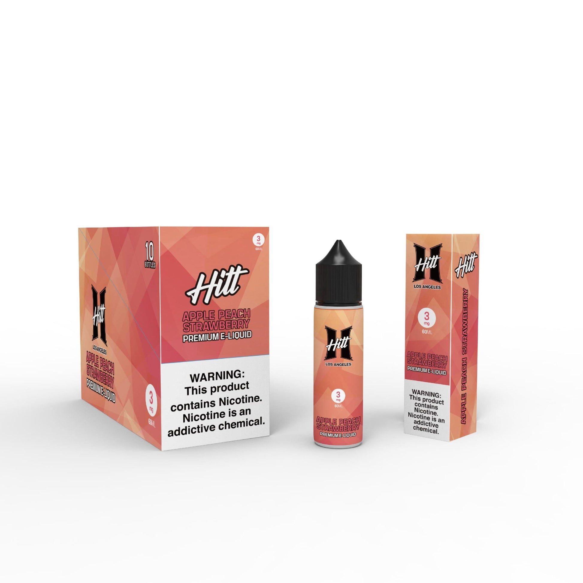 Hitt Los Angeles 60mL (Freebase) | Apple Peach Strawberry with Packaging