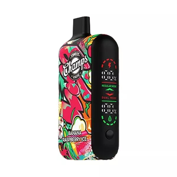 Finest Champs Vape 15000 5CT | Banana Raspberry Ice