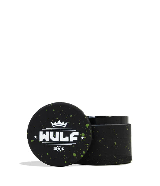 Wulf Grinder | 50mm | 4pc | Black Green Spatter