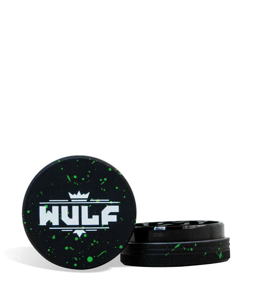 Wulf Grinder | 65mm | 2pc | Black Green Spatter