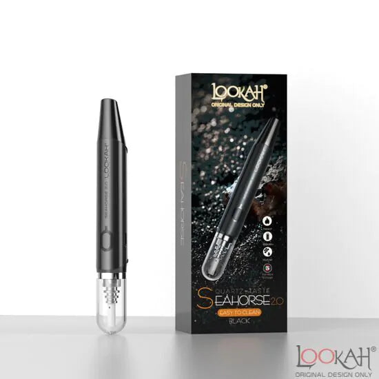 Lookah Seahorse 2.0 wax Pen | Black with Packaging