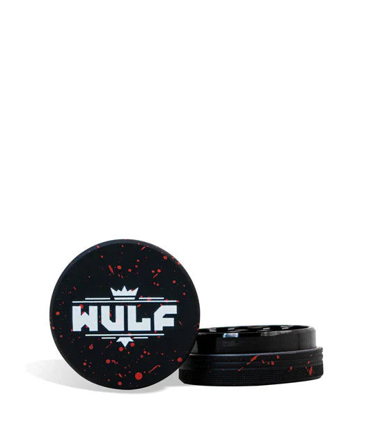 Wulf Grinder | 50mm | 2pc | Black Red Spatter