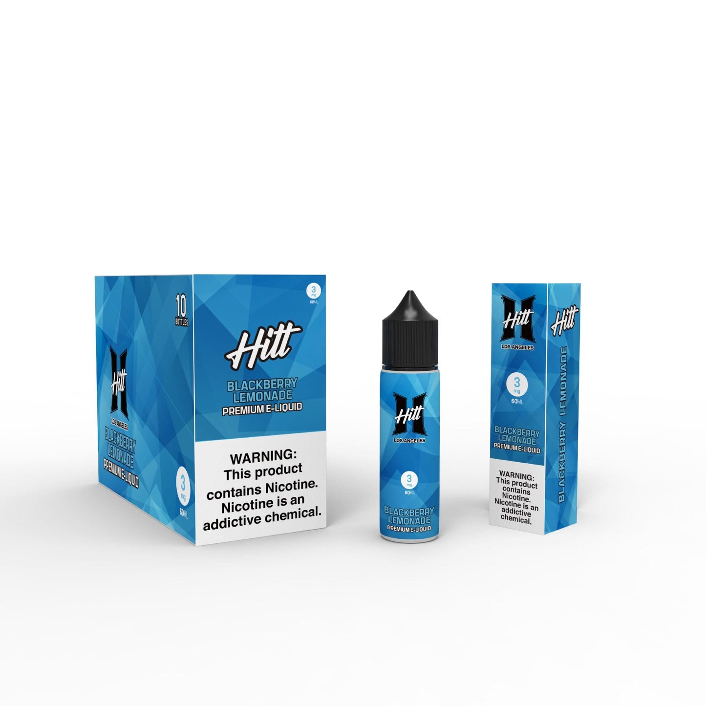 Hitt Los Angeles 60mL (Freebase) | Backberry lemonade with Packaging