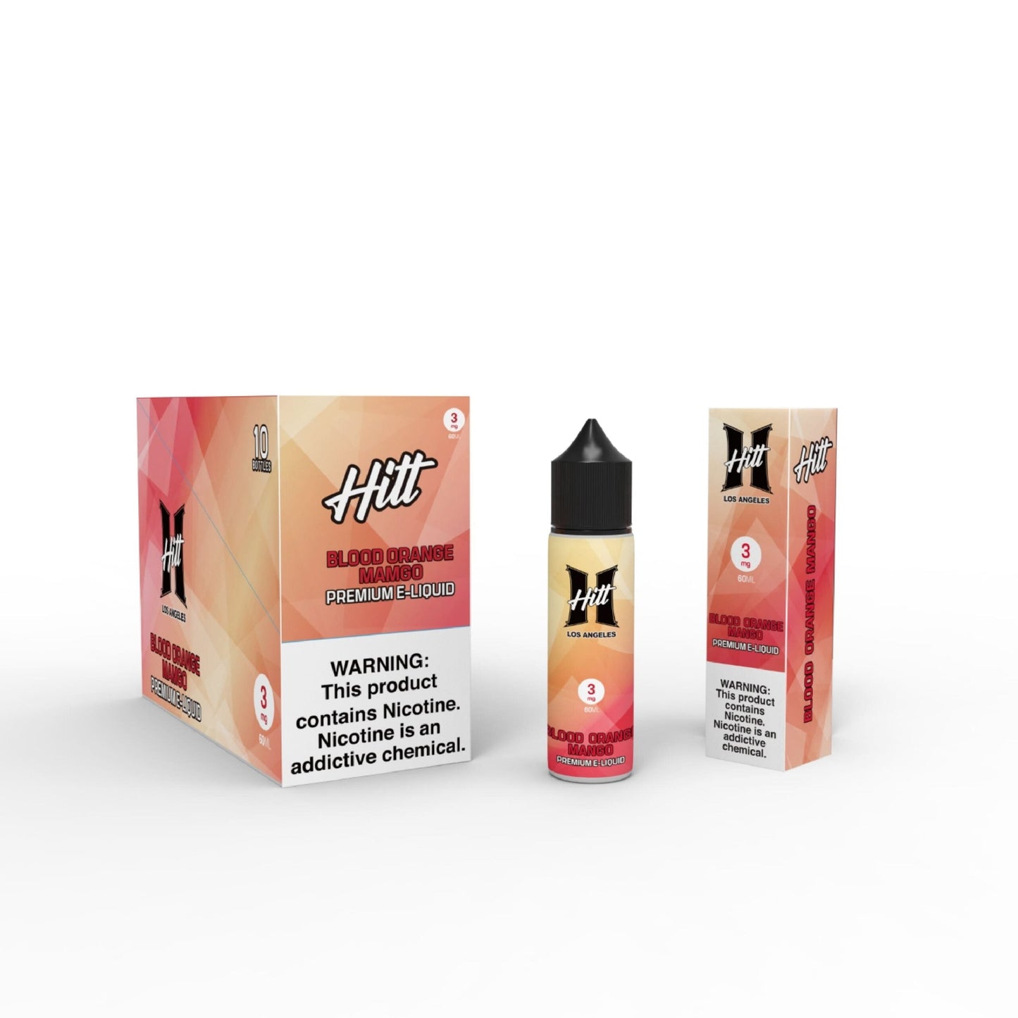 Hitt Los Angeles 60mL (Freebase) | Blood Orange Mango with Packaging