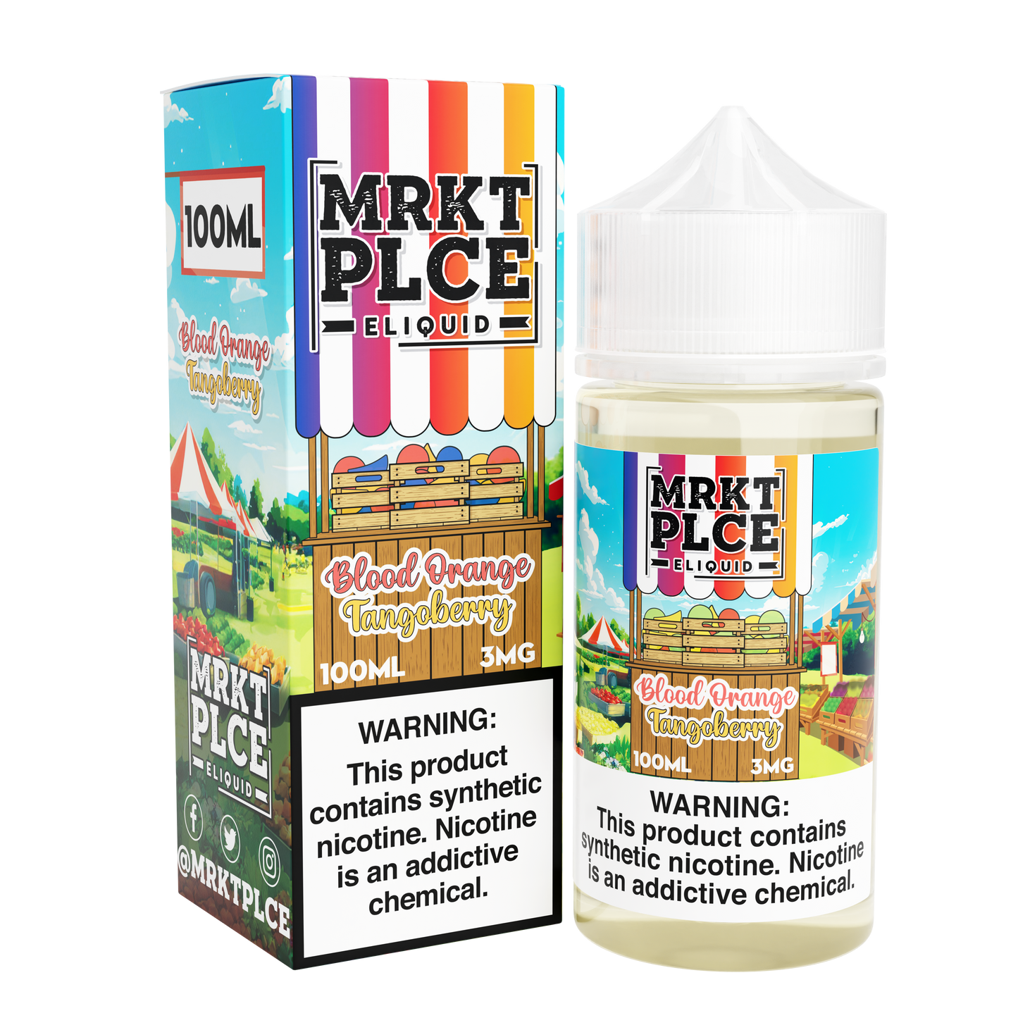 MRKT PLCE Series E-Liquid 100mL (Freebase)