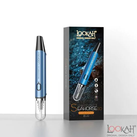 Lookah Seahorse 2.0 wax Pen | Blue with Packaging