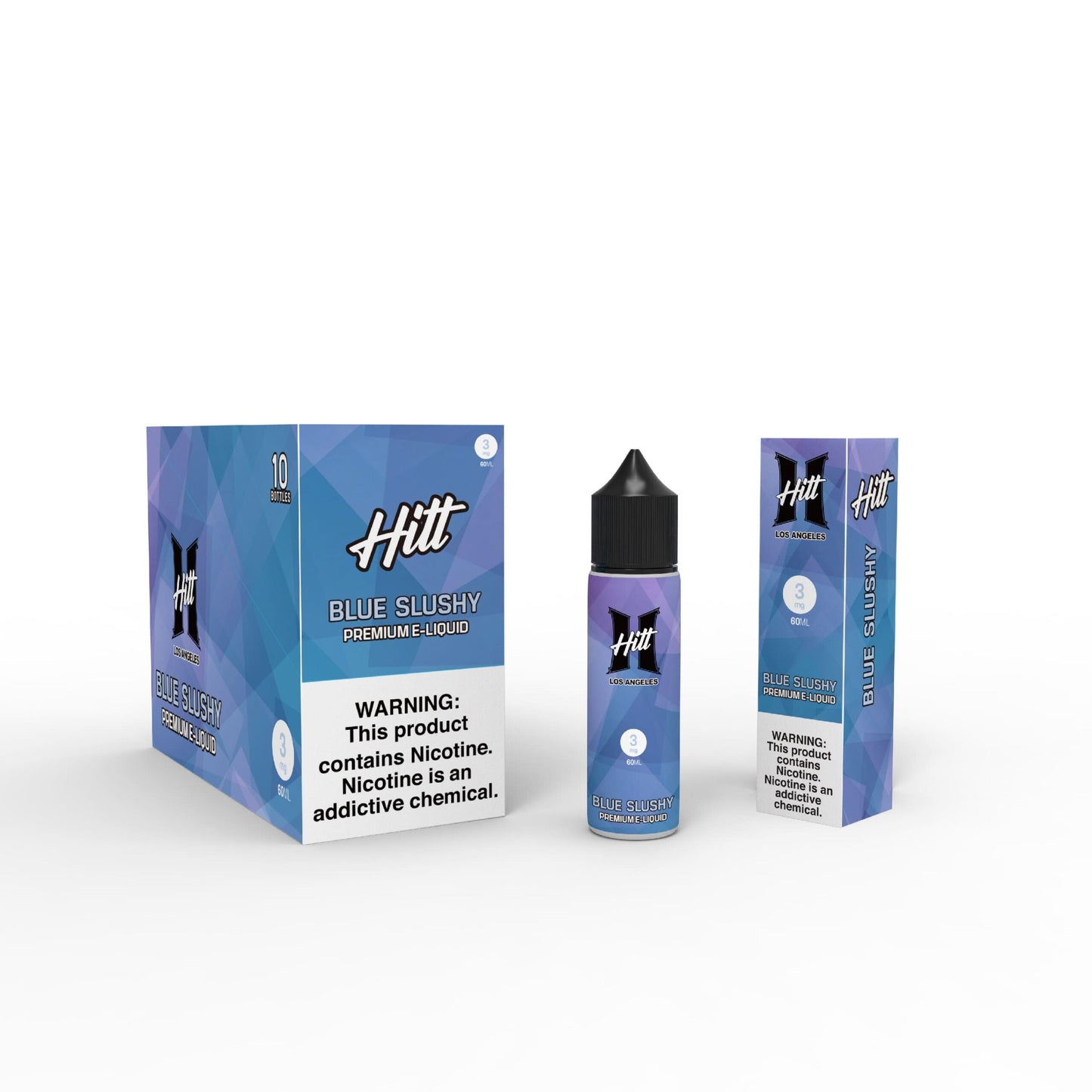 Hitt Los Angeles 60mL (Freebase) | Blue Slushy with Packaging