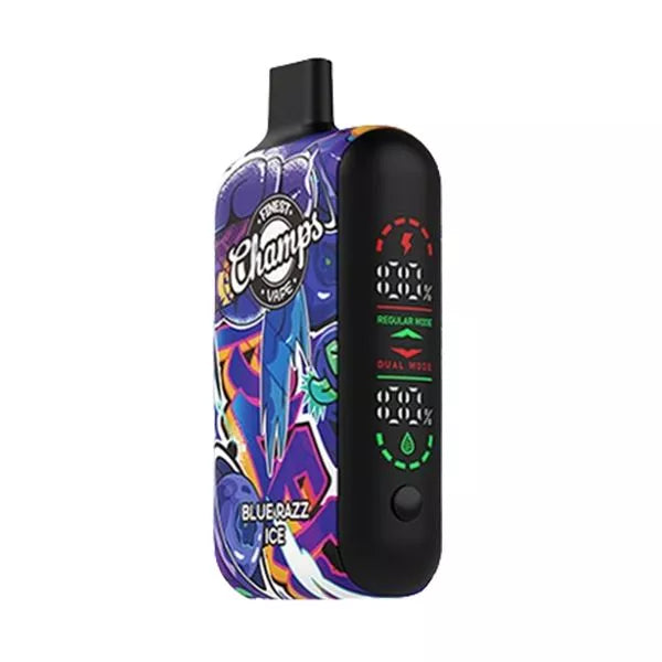 Finest Champs Vape 15000 5CT | Blue Razz Ice