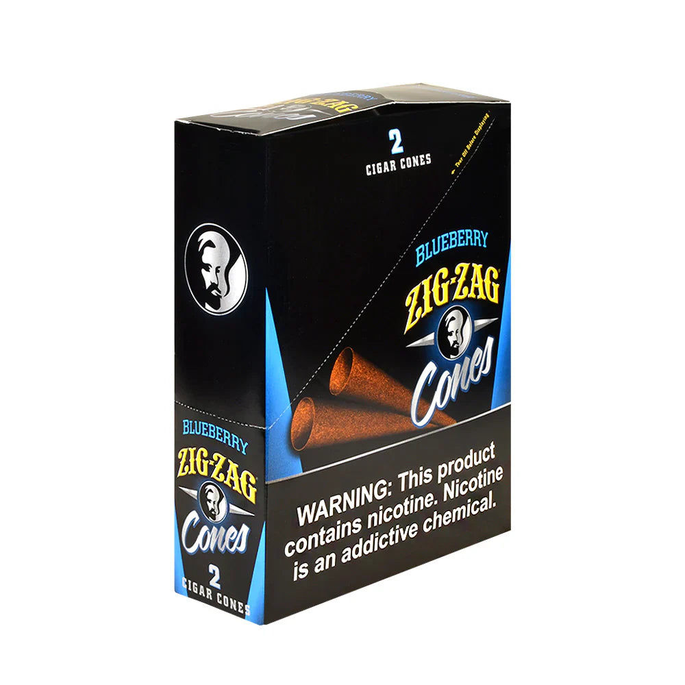 Zig-zag 2 Cigar cones | 15-pack | Blueberry Packaging