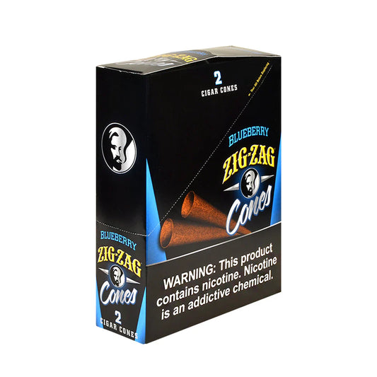Zig-zag 2 Cigar cones | 15-pack | Blueberry Packaging