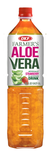 OKF Farmer's Aloe Vera 1.5L Strawberry