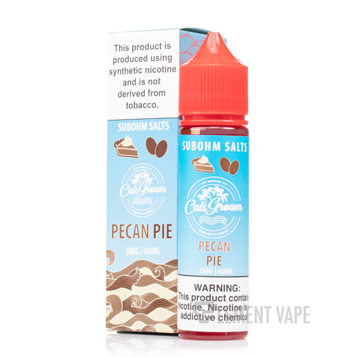 Cali Grown Subohm Salts 60mL Pecan Pie with Packaging