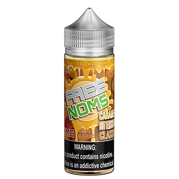 Nomenon and Freenoms Series E-Liquid 120mL (Freebase) Caramel Butterscotch Classic TF-Nic