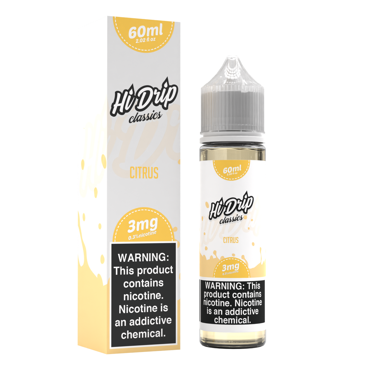 Hi-Drip Classics 60mL (Freebase) | Citrus with Packaging