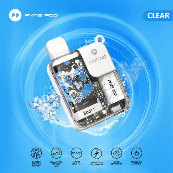 PYNE POD | 8500 PUFFS | 5% | Clear