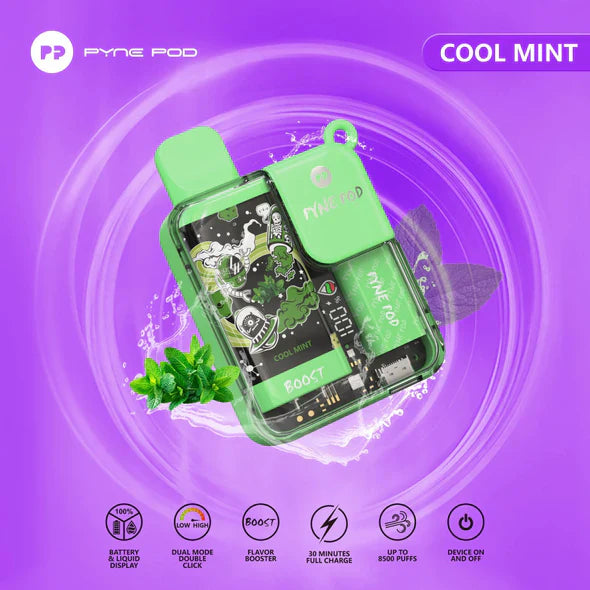 PYNE POD | 8500 PUFFS | 5% | Cool Mint