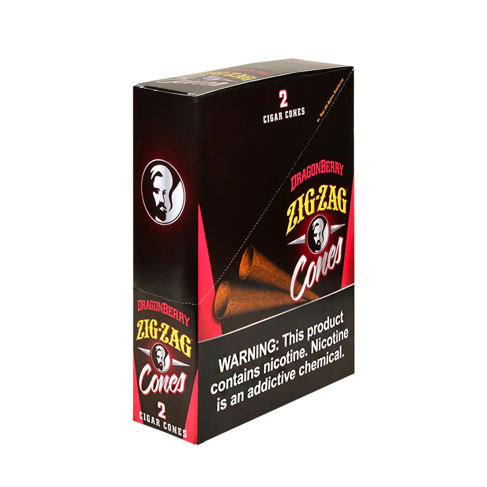Zig-zag 2 Cigar cones | 15-pack | Dragonberry Packaging