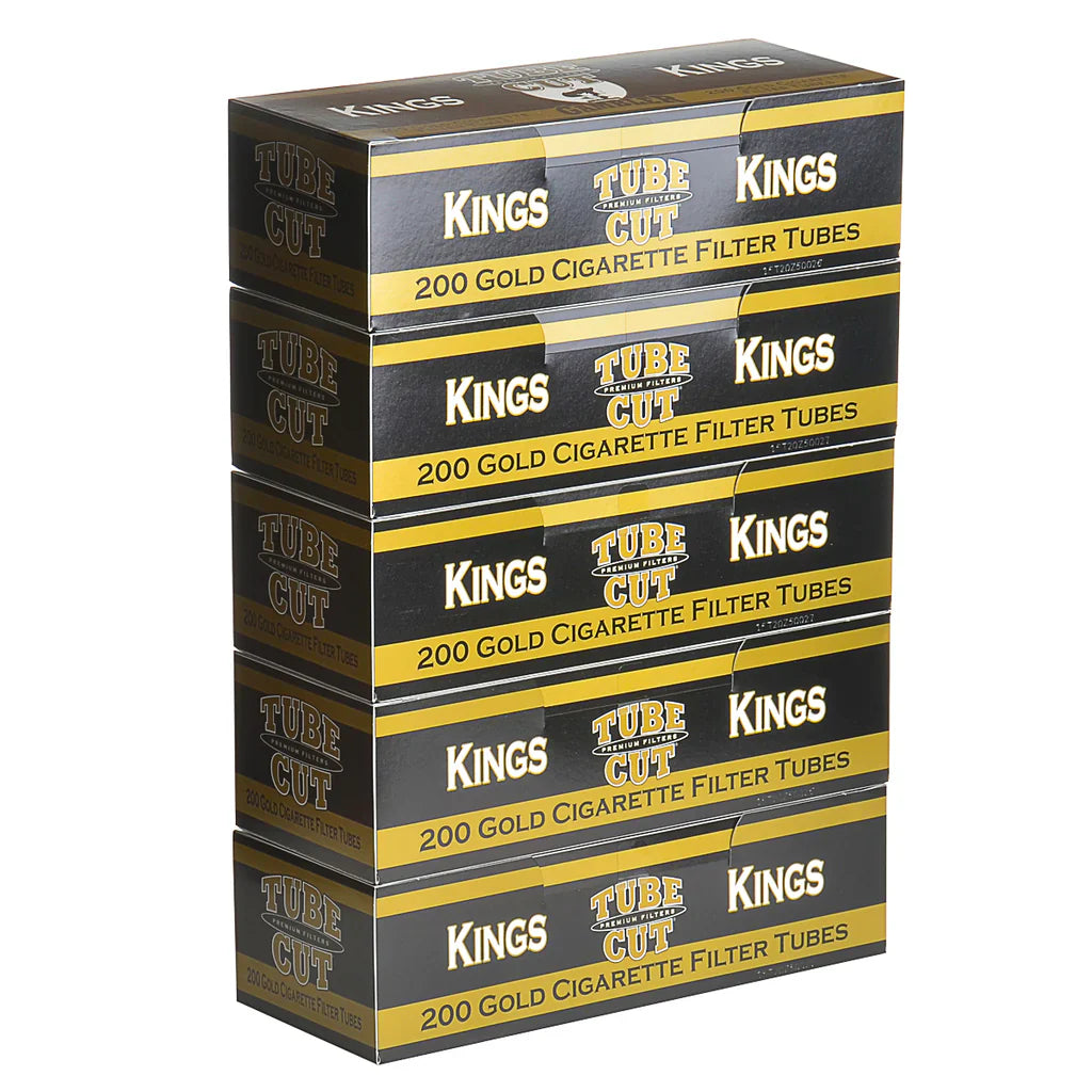Tube Cut Tubes Kings 5pk Gold Packaging